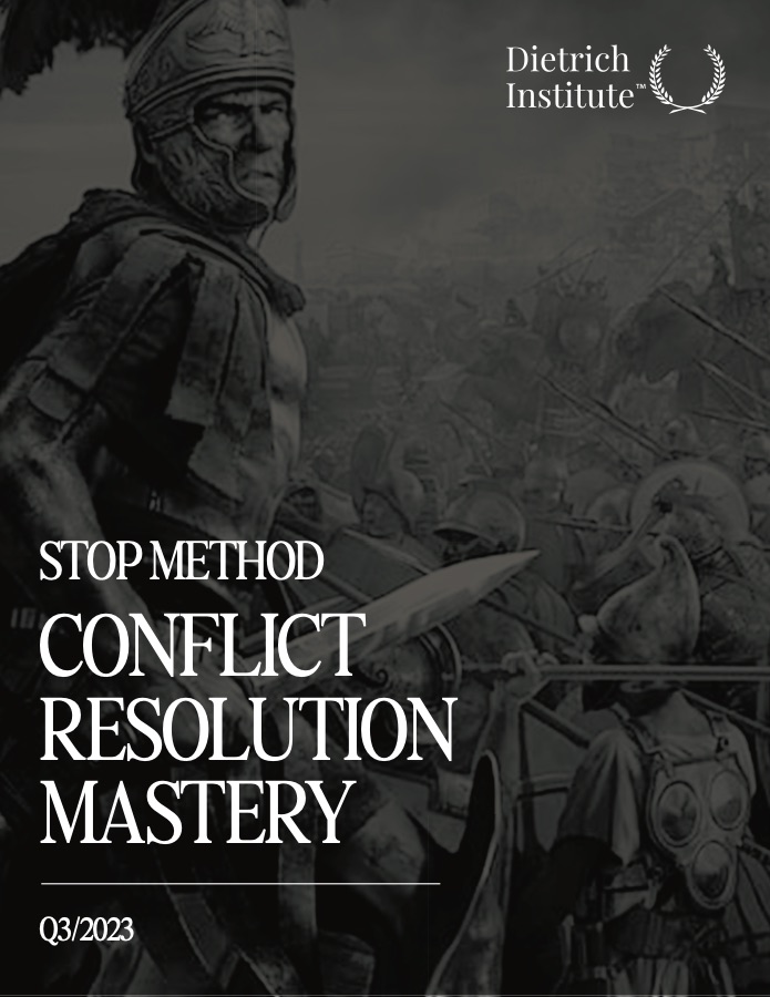 The STOP Method worksheet cover
